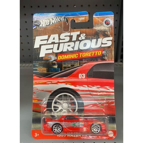 Hot Wheels "Fast & Furious Dominic Toretto" 1995 MAZDA RX-7 1/5 - Picture 4 of 4